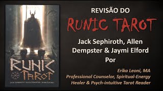 RUNIC TAROT KIT CARDS REVISÃO -Jack Sephiroth, Allen Dempster,Jaymi Elford TODAS CARTAS flip through