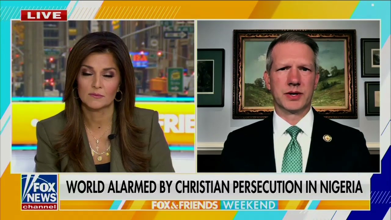 Rep. Moore Condemns Persecution of Christians in Nigeria on Fox & Friends