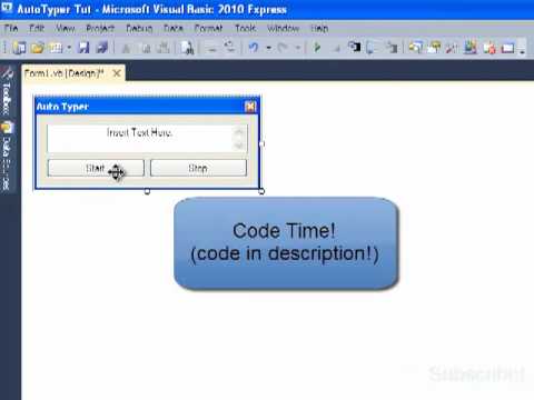 Visual Basic AutoTyper Tutorial