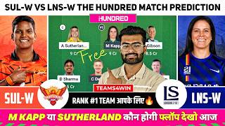 SUL-W vs LNS-W Dream11 Team,SUL W vs LNS W Dream11 Prediction, Sunrisers Leeds vs London Spirit Live screenshot 4