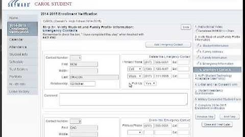 Enrollment Verification Process