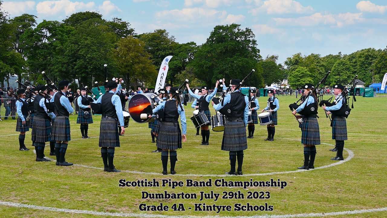 Scottish Pipe Band Championships 2023 Dumbarton Grade 4A Kintyre