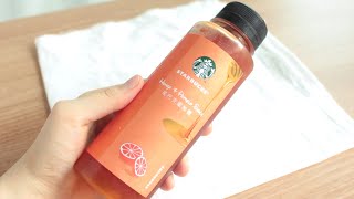 나름 ASMR...? 스타벅스 '자몽 허니 블랙 티' 만들기 (Grapefruit Honey Black tea / Starbucks) by HuiJyak 희쟉 5,657 views 3 years ago 2 minutes, 36 seconds
