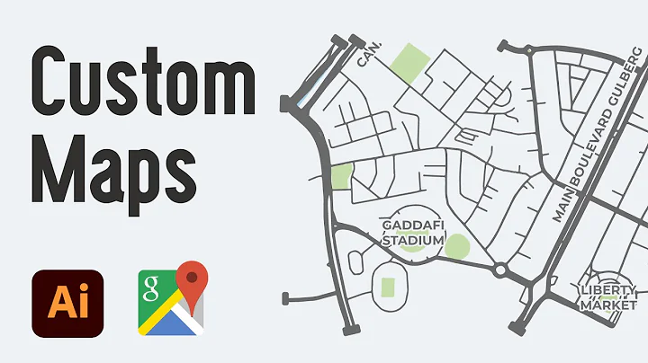 Tạo bản đồ tùy chỉnh Google đẹp mắt với Adobe Illustrator & Snazzy Maps