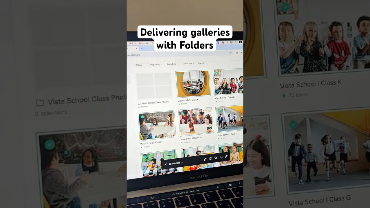 Share multiple galleries through a single link with Folders 🫶  