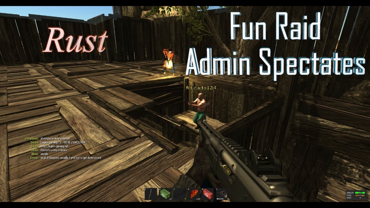 Rust: Day 21 - Fun Raid and Admin Spectates - YouTube