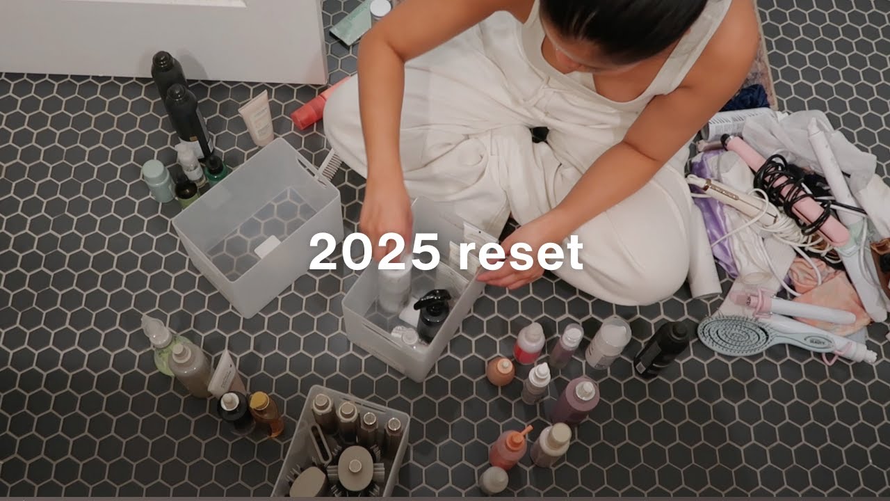 VLOG: cleaning + organizing for the new year