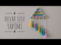 Yün İpten Kapı Süsü Yapımı /DIY Wall Hanging Ideas