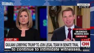 Rep. Swalwell joins Brianna Keilar on CNN to discuss the upcoming impeachment trial