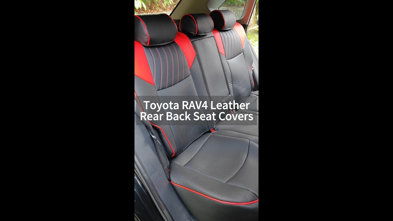 How Do I install Toyota RAV4 Rear Seat Covers? 