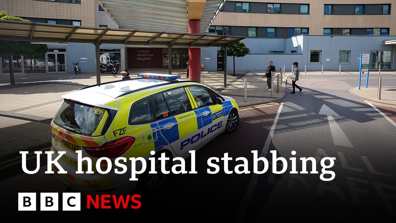 Man arrested at London hospital after two people stabbed – BBC News