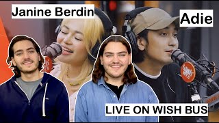 Twin Musicians REACT | Adie and Janine Berdin perform "Mahika" LIVE on Wish 107.5 Bus