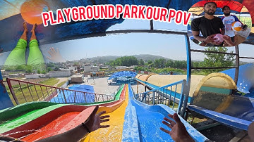 Bella Ciao Playground And Rolando Football Climbing Jumping parkour Pov 