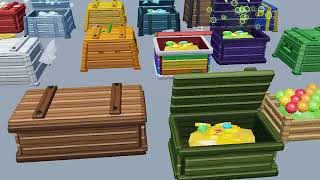 Loot Crate Prop Pack - Animated