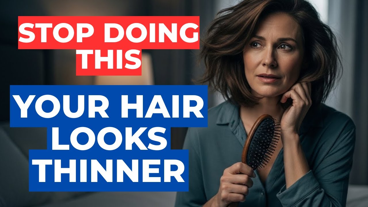 Прекратите это делать, если ваши волосы редеют после 40 лет.
