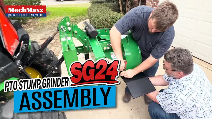 MechMaxx PTO Stump Grinder SG24 Assembly Video