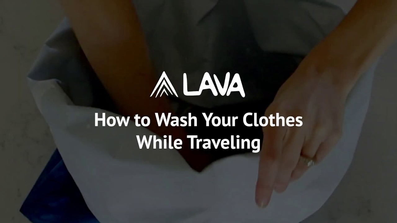 How to wash your clothes while traveling YouTube