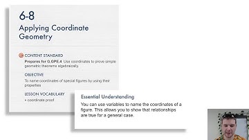 Geometry 6-8 Applying Coordinate Geometry: Introduction and Solve It