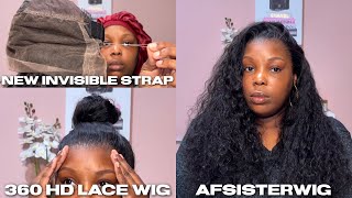 No Plucking Needed!! New Invisible Band Technology &#39; 360 HD Lace Frontal Install I AFSISTERWIG