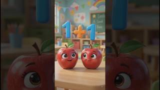 🍎 Learn Addition with Apples | 1 + 1 = 2 | Kids TV | Preschool Learning #kidstv #learning #maths