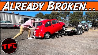 Our Fiat 500 Broke Down Immediately: And In a Big, Expensive, & Confusing Way!