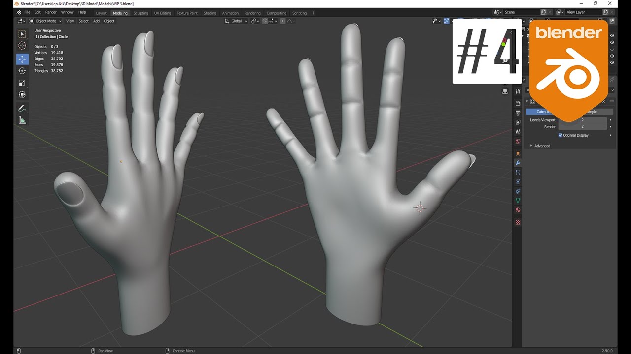 Tutorial: EASY Hands In Blender