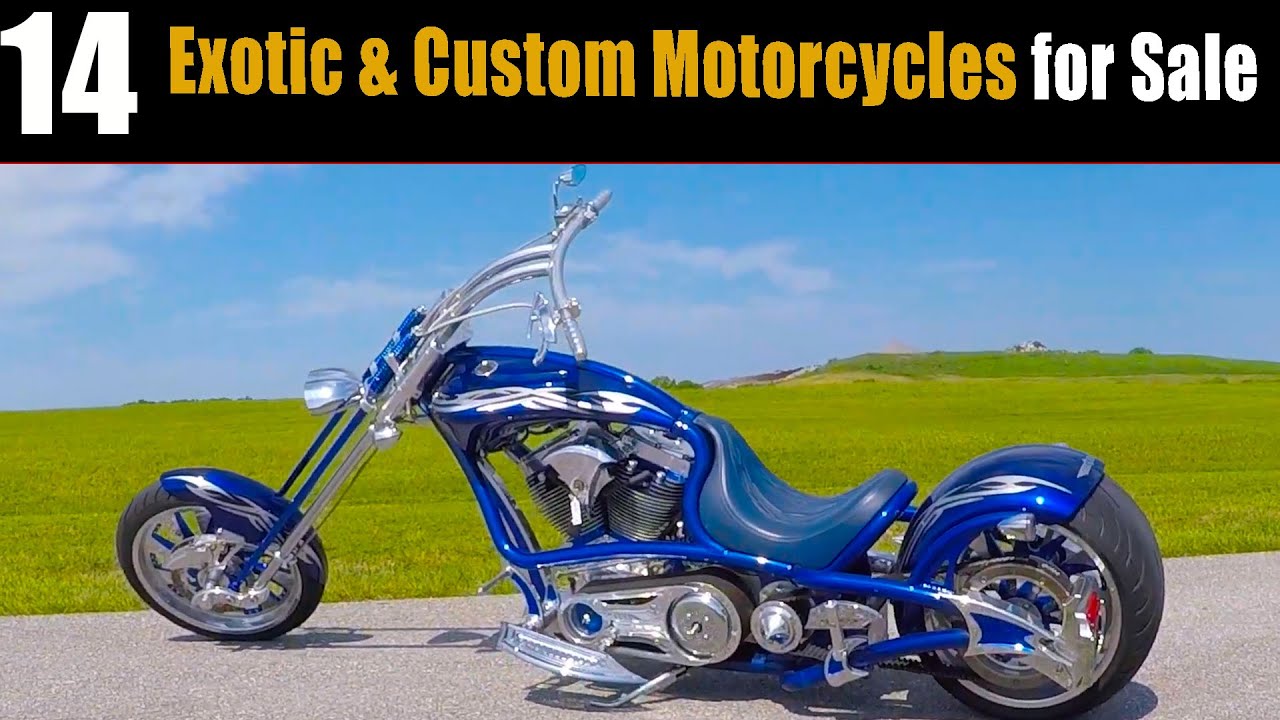 15 Epic & Custom Motorcycles for Sale 🔥 | Must See Bikes