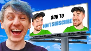 MrBeast gave me $80,000 to put THIS on a Billboard...