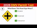 DMV Permit Test 2026 – Test 6 | 30 Real Questions You’ll See on the Exam | Master Road Signs