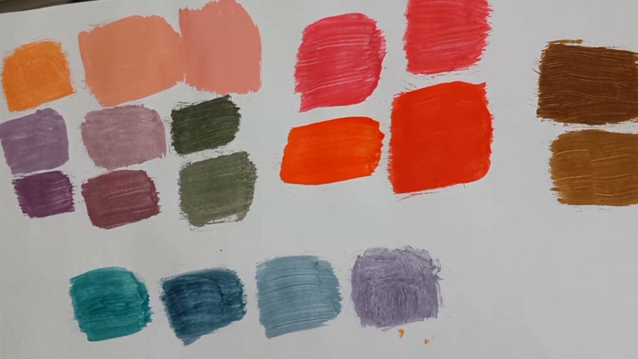 fazer cor verde oliva, verde esmeralda, roxo, salmão etc 🎨Aprenda