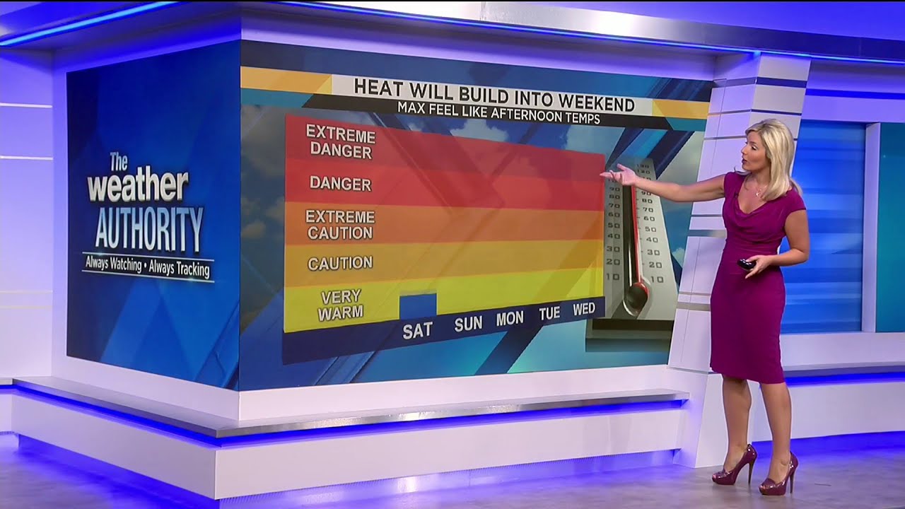 Heat will build into the weekend - YouTube