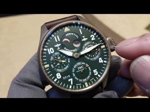 【SIHH2019】IWC 萬國錶 Pilot Spitfire 飛行員噴火戰機系列 大三針 & 萬年曆 腕錶