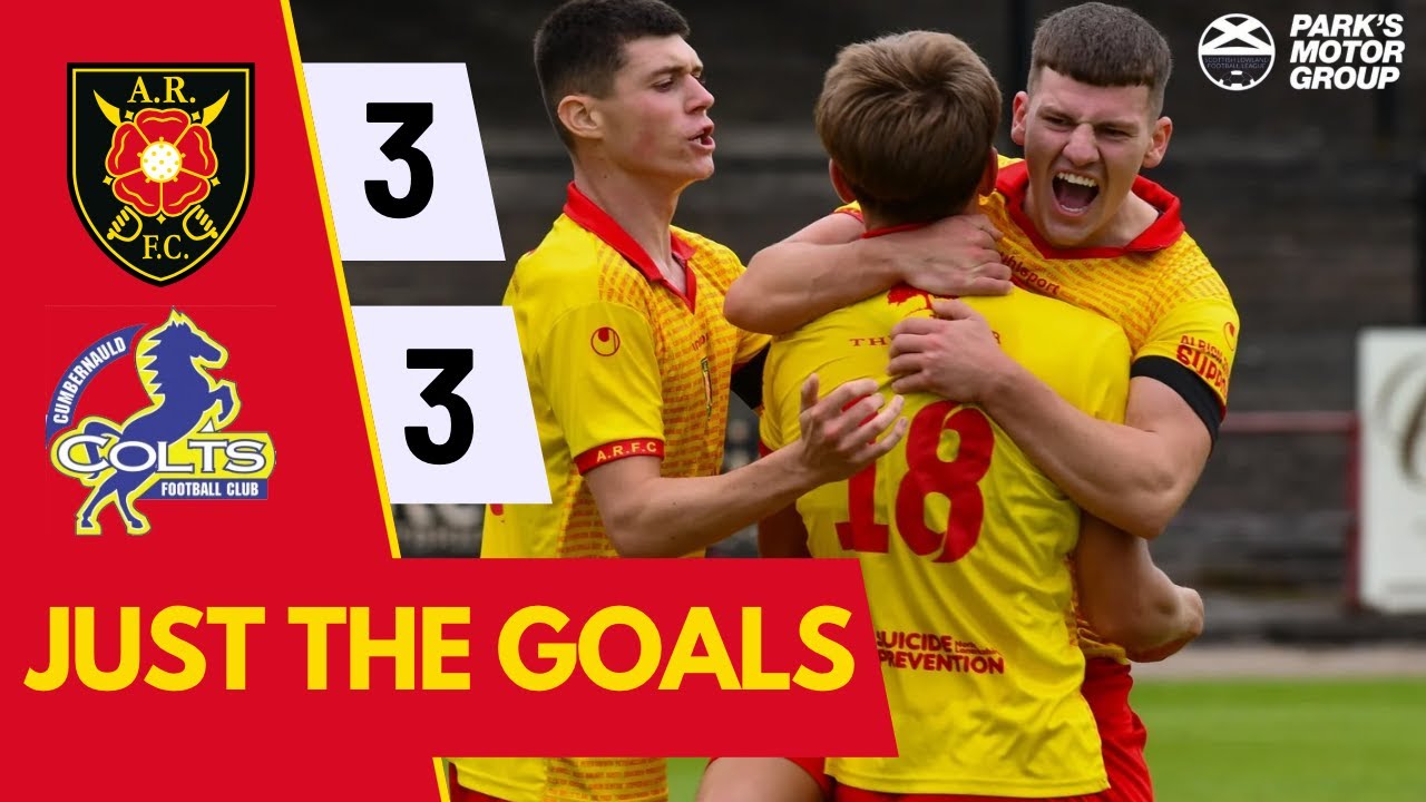 GOALS: All 6 from our opening day match with Cumbernauld Colts.