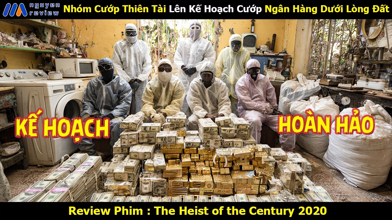 [Review Phim] Nhóm Cướp Thiên Tài Lên Kế Hoạch Cướp Ngân Hàng Dưới Lòng Đất