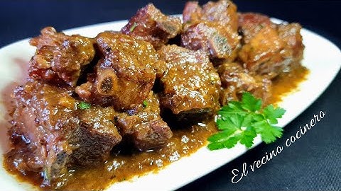 COSTILLAS de cerdo en salsa