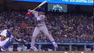 Javier Baez Home Run Swing - 2018 HR #15