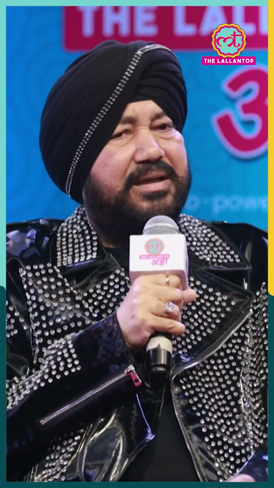 #DalerMehndi ने सुनाया गाना, Lallantop Adda पर जनता को बंपर मौज आ गई #Shorts