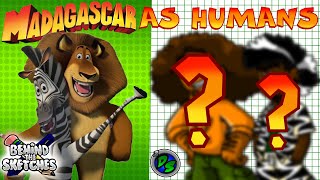 Drawing Madagascar as Humans | Behind the Sketches Episode 17