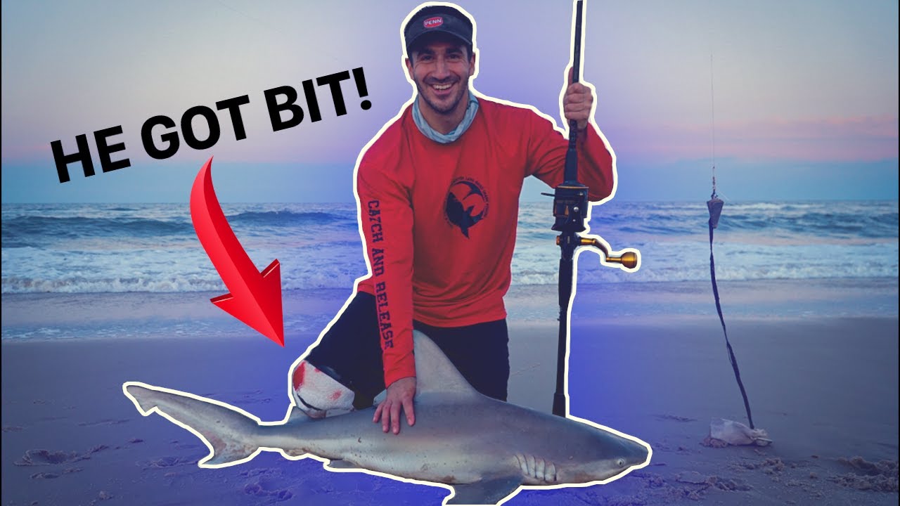 SMALL SHARKS can be DANGEROUS (He Got BIT!)