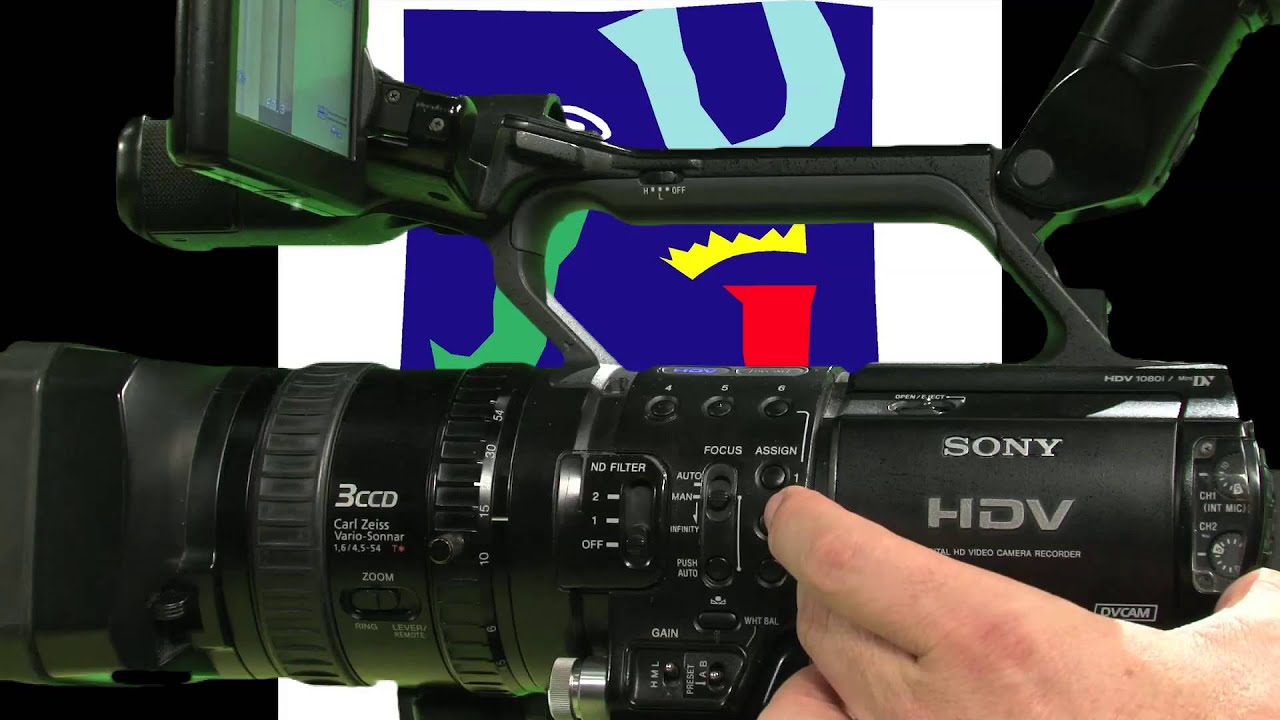 01 Cámara Sony HDV Z1 - YouTube