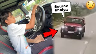 Piyush ne Thar 100 Speed Par Chala Diya 😲😲 Sourav Joshi vlog screenshot 1