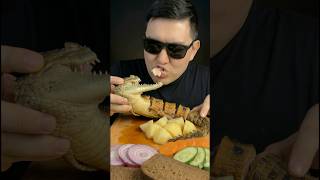 Crocodile Head ASMR #asmr #eating #aveadikus