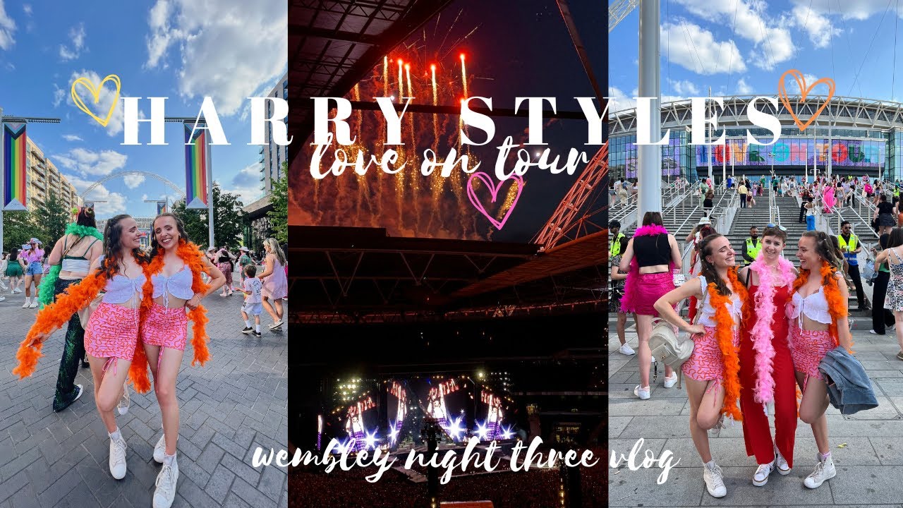 GOING TO SEE HARRY STYLES!! LOVE ON TOUR | WEMBLEY NIGHT THREE VLOG🌈