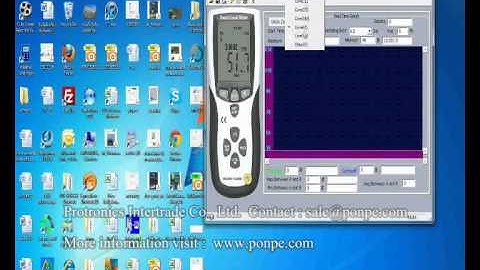 DT 8852 เครื่องวัดเสียง Software Configuration