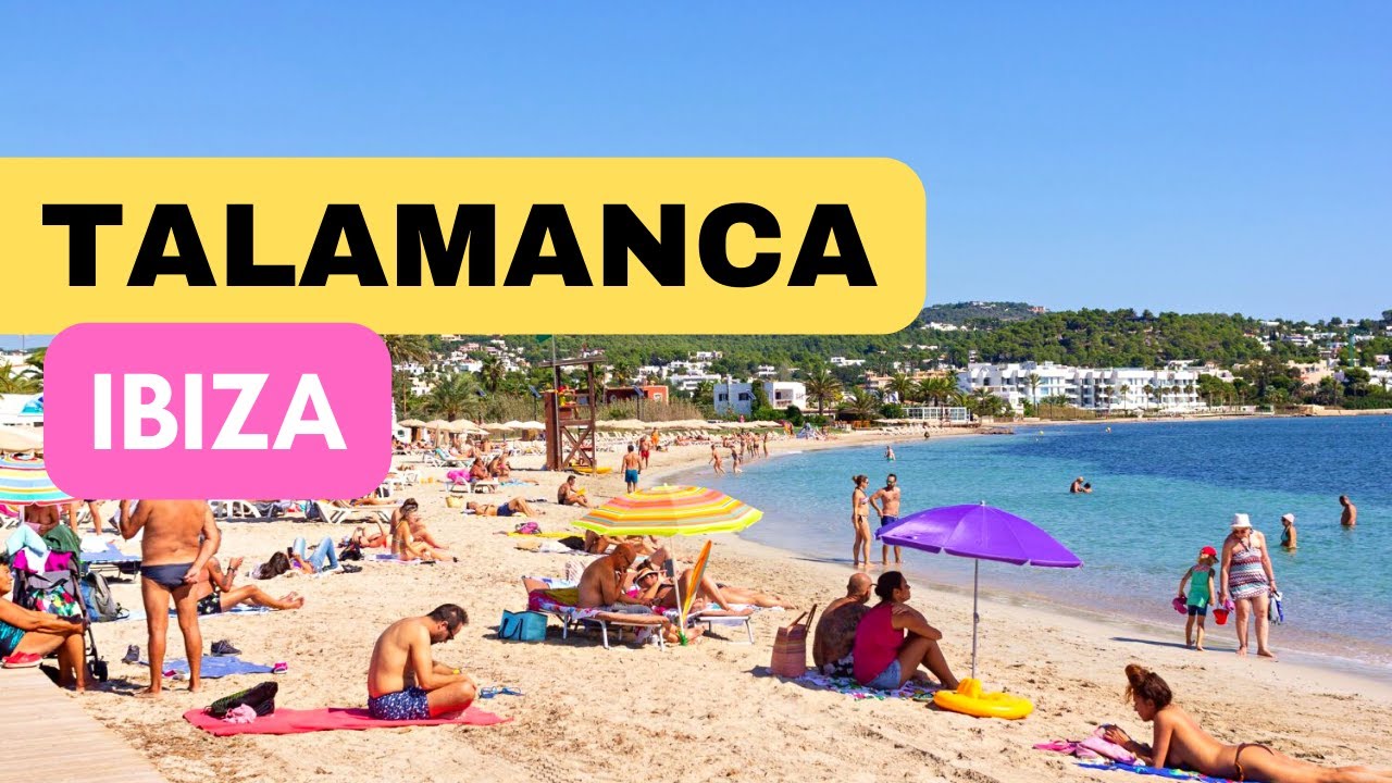 IBIZA: Talamanca - Beach walk (4K Ultra HD)