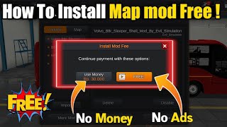 HOW TO INSTALL MAP MOD WITHOUT MONEY & ADS |  HOW TO ADD MAP MOD IN BUSSID V3.7 #bussidmod