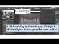 Live recorded tutorial finalRender IES Lights Interior (by Edwin Braun)