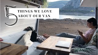 5 THINGS WE LOVE ABOUT OUR VAN | Van Life UK