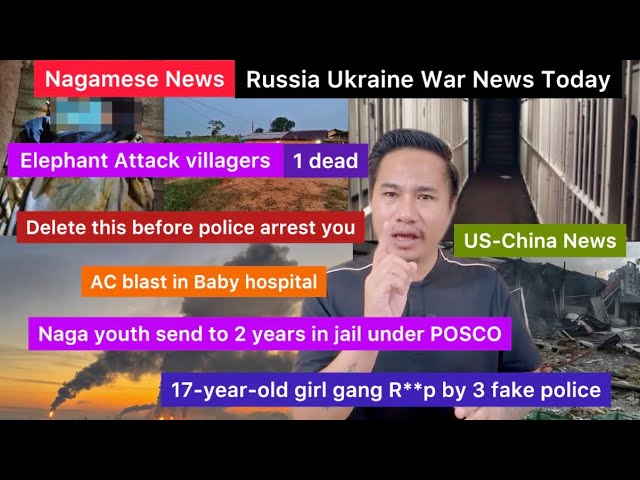 Nagamese News | Elephant Attack Villagers | Aloto Naga TV