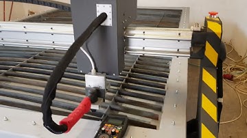 Plasma CNC 2x3M Mach3 torch crash test
